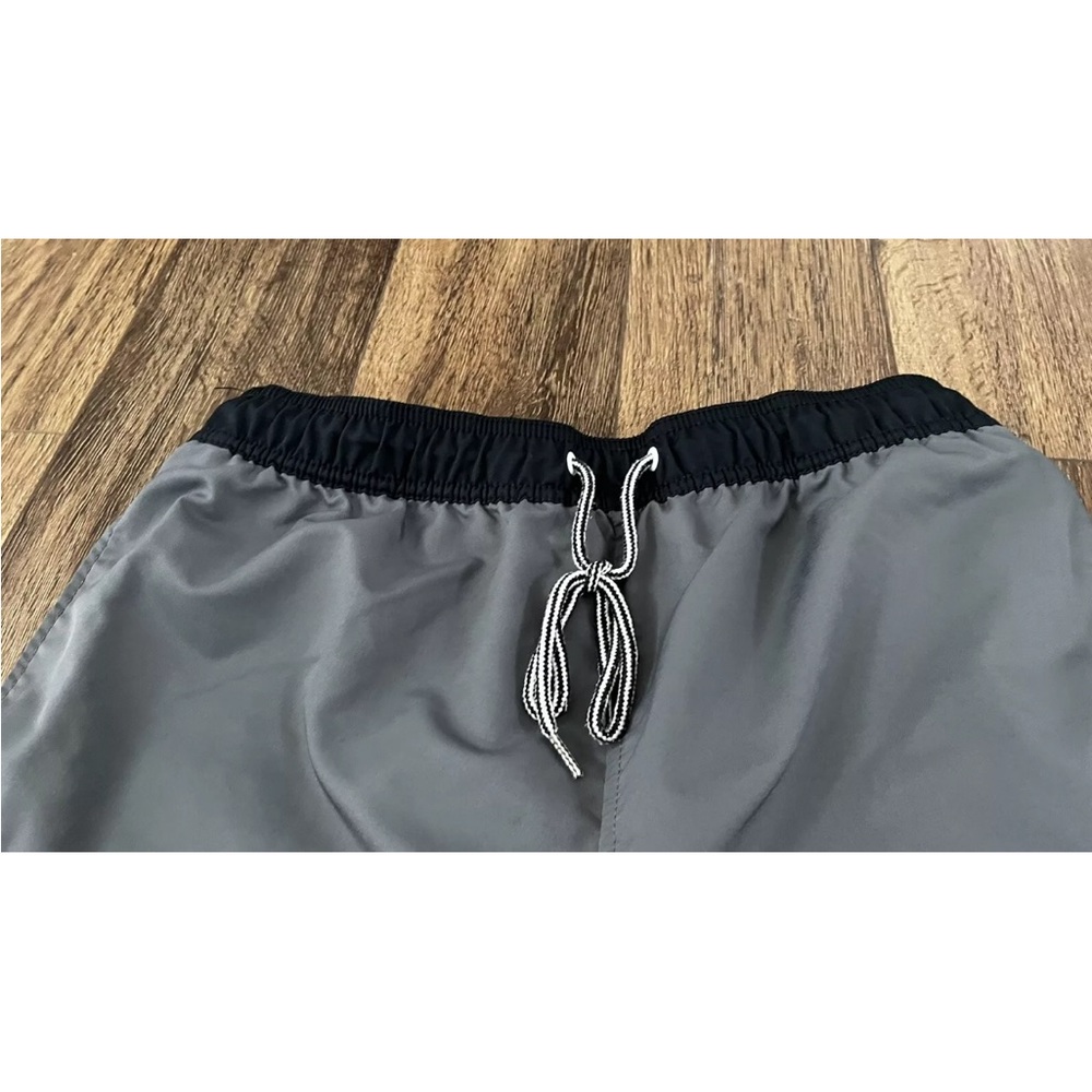 Speedo Mens Gray Swim Trunks Shorts - Size XL - Picture 4 of 11